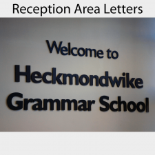 Reception Area Letters