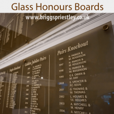 Glass Honours Boards
