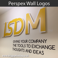 Perspex Wall Logos