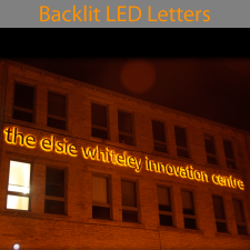 Backlit LED Letters
