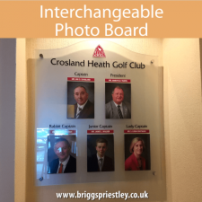 Interchangeable Photo Board