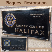 Plaques – Restoration