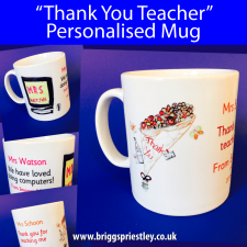 Personalised Mug ‘thank you teacher’