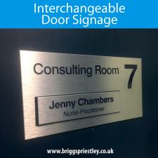 Interchangeable Door Signage
