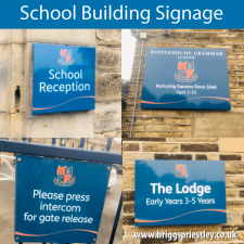 School Building Signage